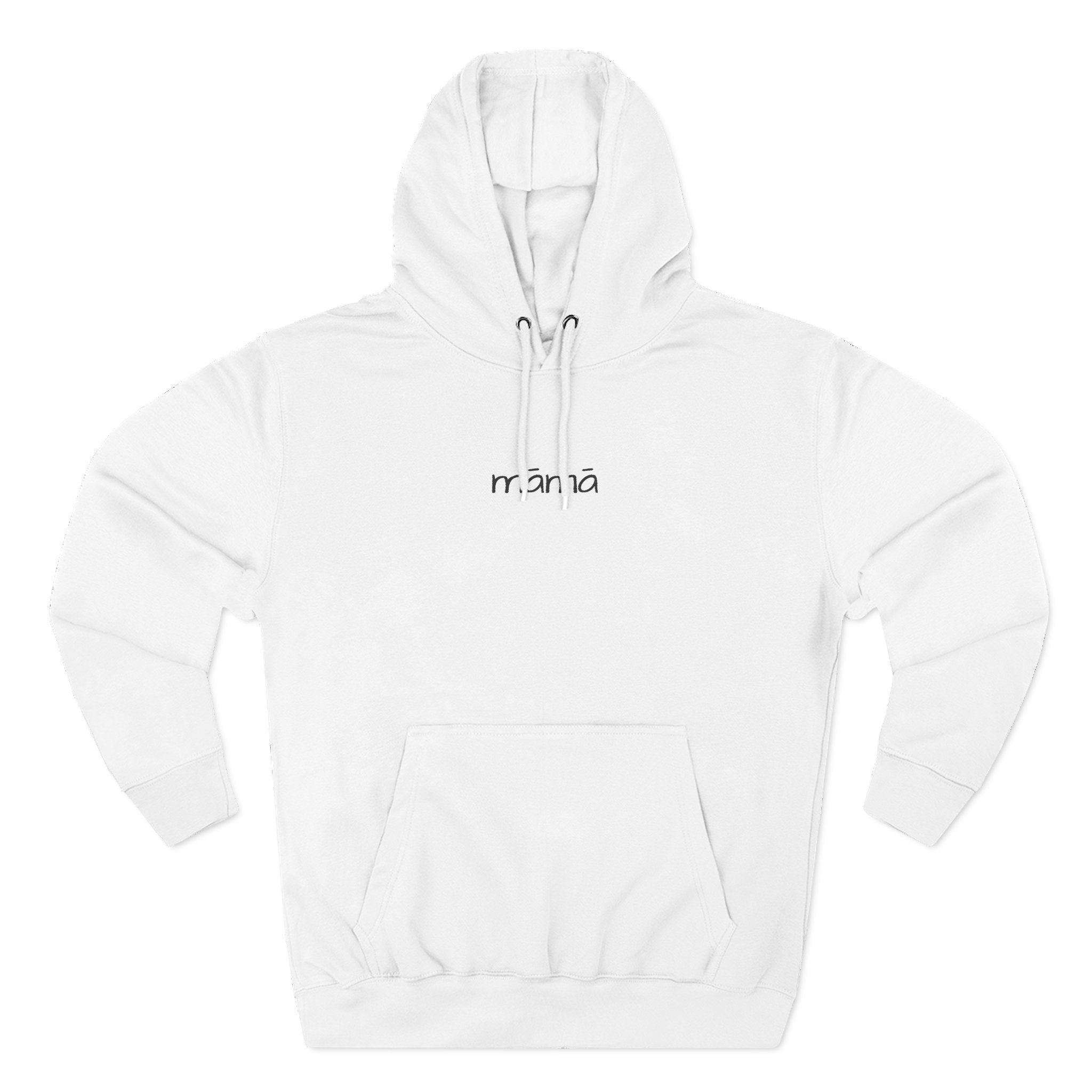 'Māmā' Fleece Hoodie — Soft Cozy Pullover Hoodie