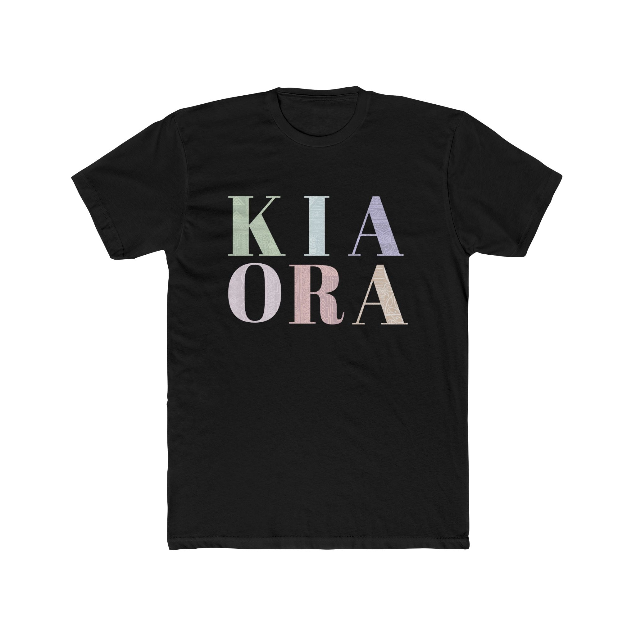 Kia Ora Block Letter Graphic T-Shirt