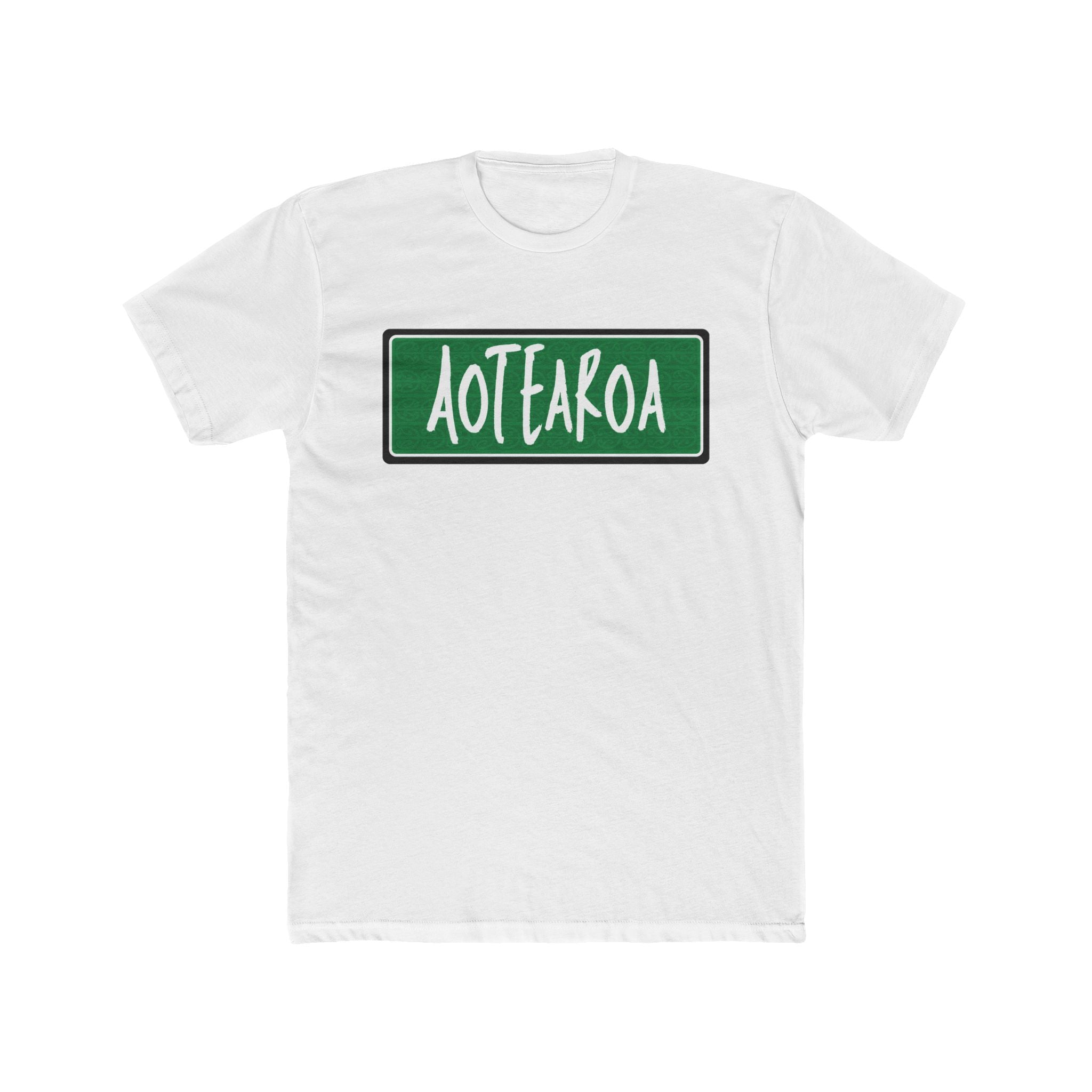 Aotearoa Roadsign Graphic T‑Shirt