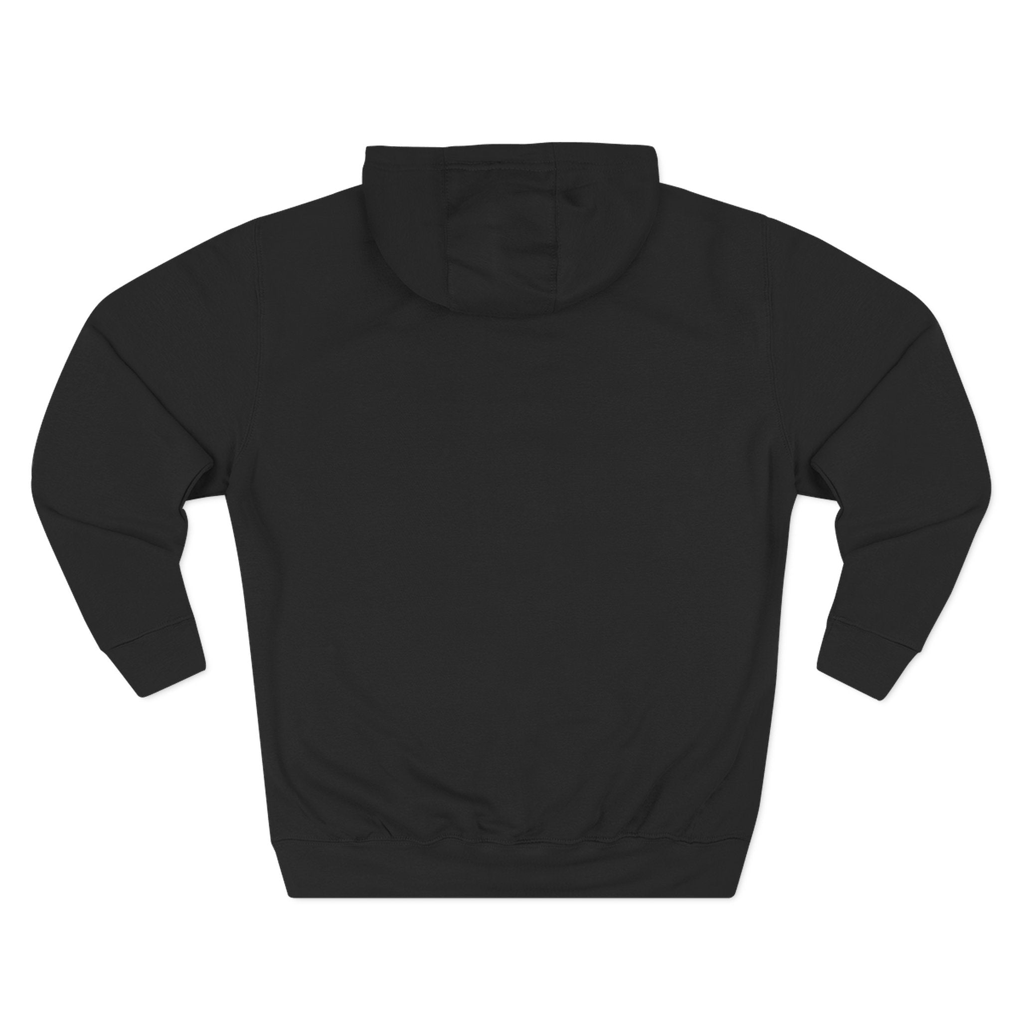 NZ Embroidered Fleece Hoodie - Black